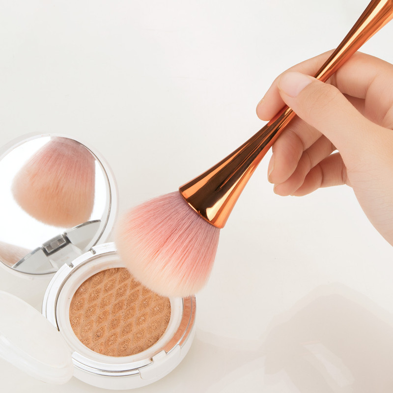 Νέο πινέλο μακιγιάζ Rose Gold Ροζ χρυσό ροζ κύπελλο Loose Powder Brush Honey Powder Brush Highlight Brush Blush Brush Brush Beauty Tool