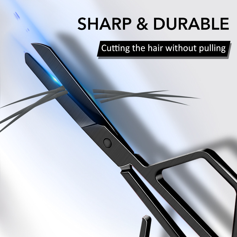 1 buc. foarfece profesională pentru păr din oțel inoxidabil pentru tuns cuticule sprâncene mustață barba machiaj instrument de manichiură modă nouă