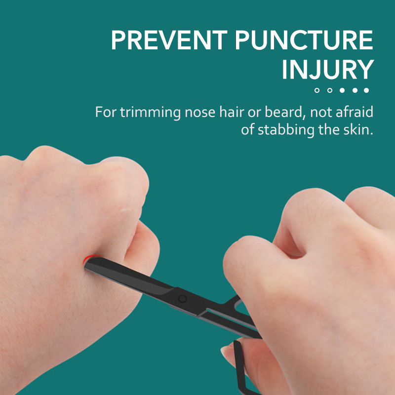 1 buc. foarfece profesională pentru păr din oțel inoxidabil pentru tuns cuticule sprâncene mustață barba machiaj instrument de manichiură modă nouă