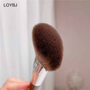 LOYBJ Face Contour Makeup Brushes Επαγγελματικό ρουζ σε σχήμα βεντάλια Highlighter Bronzer V Face Silhouette Cosmetic Brush Tool