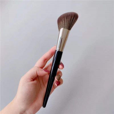 LOYBJ Pensule de machiaj pentru conturul feței în formă de evantai Pudră profesională Fard de obraz Highlighter Bronzer V Face Silhouette Instrument perie cosmetică