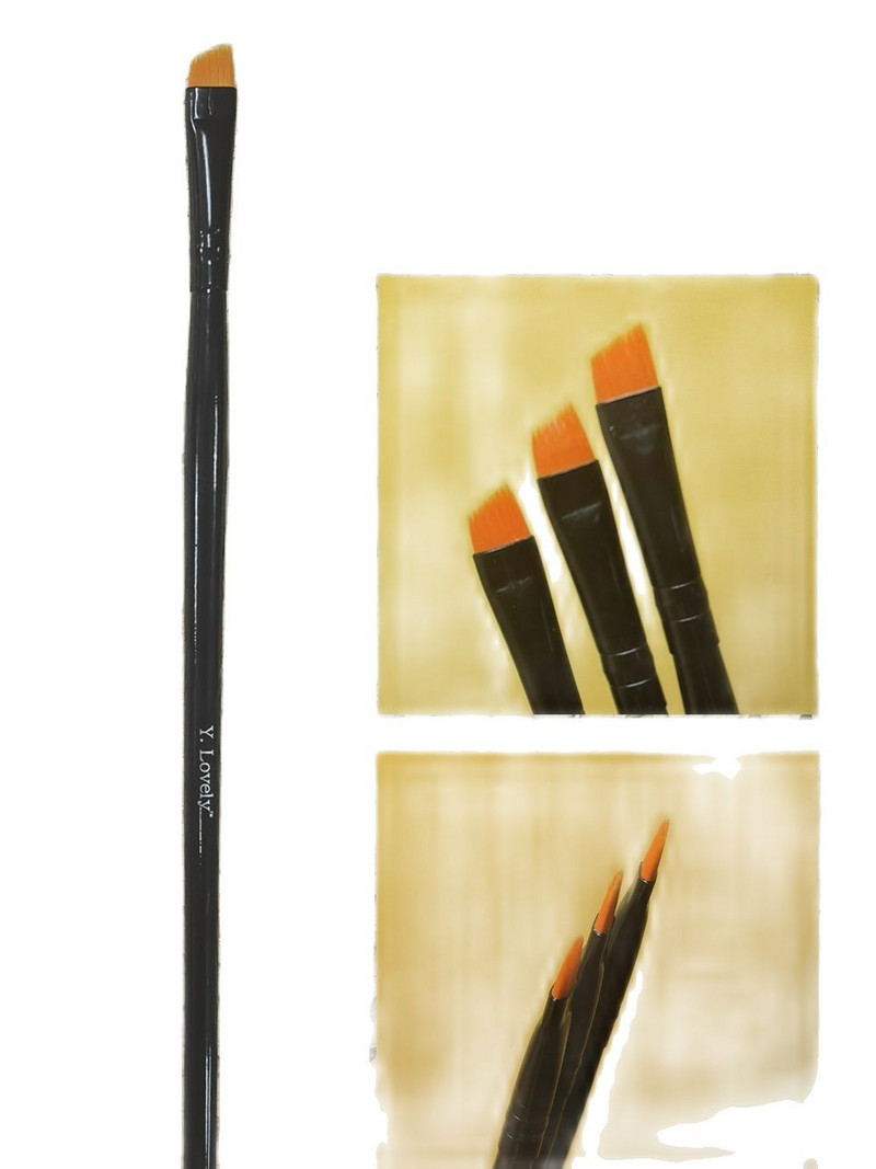 YLovely Hard Thin Eye Line Crep Machiaj Păr sintetic puternic Crema pentru sprâncene Perie Sprâncene La fel ca Anatasia