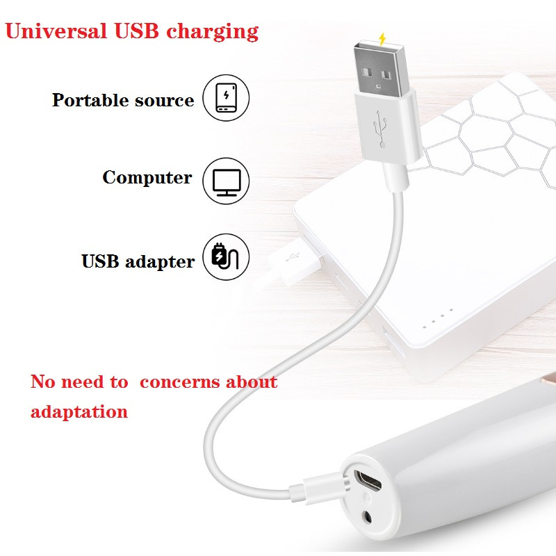 2 ΣΕ 1 Κραγιόν Γυναικεία Αποτρίχωση Φρυδιών Electric Trimmer USB Επαναφορτιζόμενη ξυριστική μηχανή αποτρίχωσης LED Επαγγελματικά εργαλεία μακιγιάζ ξυραφιού