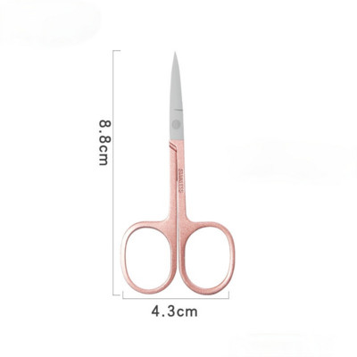 Foarfece pentru sprâncene Cuticule Sprâncene Unghii mici Foarfece profesionale din oțel inoxidabil Foarfece medicale colorate Instrument de machiaj