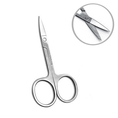 Μικρό ψαλίδι νυχιών από ανοξείδωτο ατσάλι, ψαλίδι φρυδιών, μύτη, κόφτης μαλλιών, μανικιούρ προσώπου, τσιμπιδάκι για πεντικιούρ, μακιγιάζ