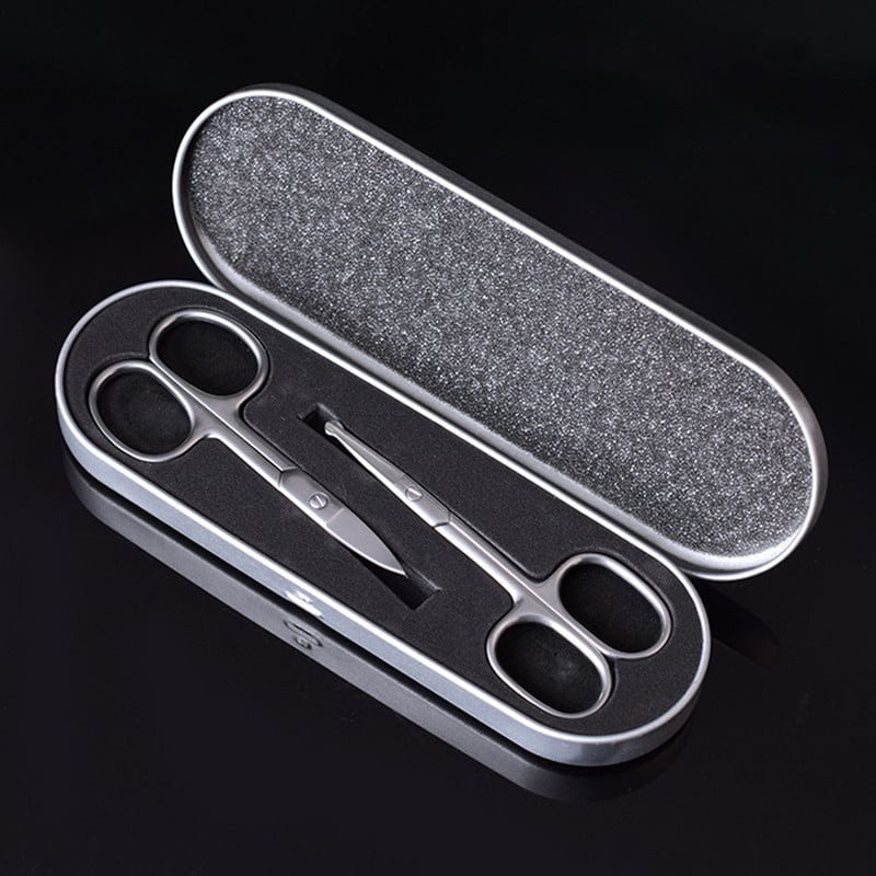 Foarfece Foarfecă Îngrijirea nasului Păr Genele faciale Frumusețe Foarfece rotunjite Siguranță mustață Curbat Tunderea bărbii