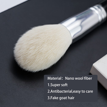 Πινέλα μακιγιάζ BEILI Black Big Powder Really Soft Foundation Highlight Single Professional Wool Fiber Brush Beauty Make up Tools