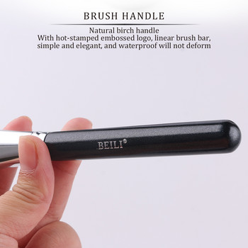 BEILI Black Big Powder Makeup Brushes Really Soft Foundation Highlight Единична професионална четка от вълнени влакна Инструменти за красота Грим