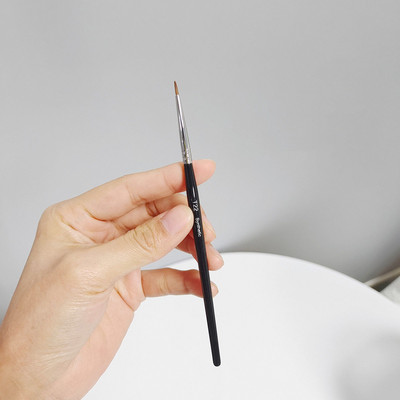Perie super subțire pentru sprâncene Perie pentru eyeliner, păr sintetic, înclinat, ascuțit, creion fin pentru ochi, perii pentru sprâncene, cosmetice, frumusețe, instrumente de machiaj