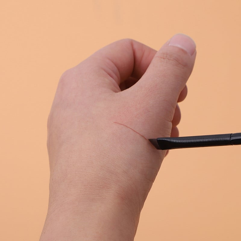 Perie super subțire pentru sprâncene Perie pentru eyeliner, păr sintetic, înclinat, ascuțit, creion fin pentru ochi, perii pentru sprâncene, cosmetice, frumusețe, instrumente de machiaj