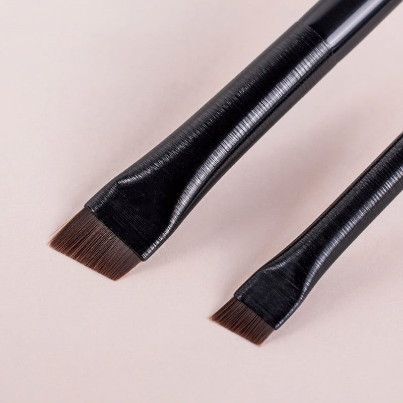 Perie super subțire pentru sprâncene Perie pentru eyeliner, păr sintetic, înclinat, ascuțit, creion fin pentru ochi, perii pentru sprâncene, cosmetice, frumusețe, instrumente de machiaj