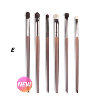 Set de pensule pentru fard de pleoape pentru machiaj Bethy Beauty Instrument pentru păr de capră Blender conic pentru machiaj ultra moale Kit difuz perie tăiată cute 2/6 buc.