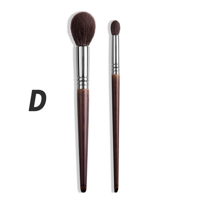 Set de pensule pentru fard de pleoape pentru machiaj Bethy Beauty Instrument pentru păr de capră Blender conic pentru machiaj ultra moale Kit difuz perie tăiată cute 2/6 buc.