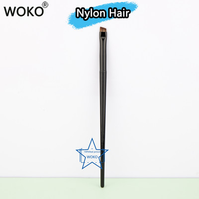 Nouă perie Sickle pentru eyeliner, ultra subțire, cu unghi oblic, cu cap plat, perie pentru sprâncene, cuțit, perie de machiaj, perie lichidă pentru creion de ochi