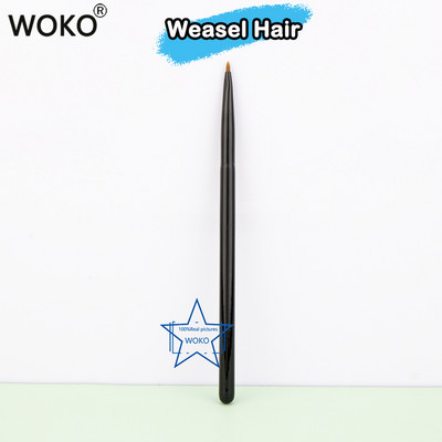 Nouă perie Sickle pentru eyeliner, ultra subțire, cu unghi oblic, cu cap plat, perie pentru sprâncene, cuțit, perie de machiaj, perie lichidă pentru creion de ochi