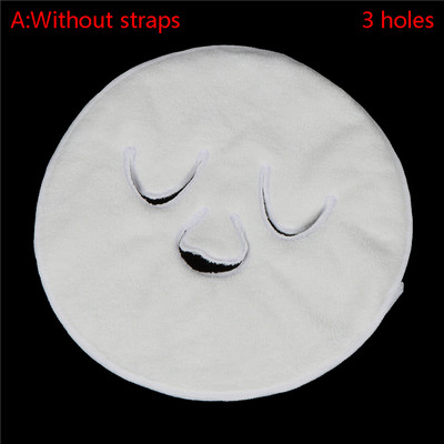 Näorätik Valge niisutav ja niisutav ilusalongi ja külma kuuma kompressmask paksendatud korallifliisist näorätik 26x24cm