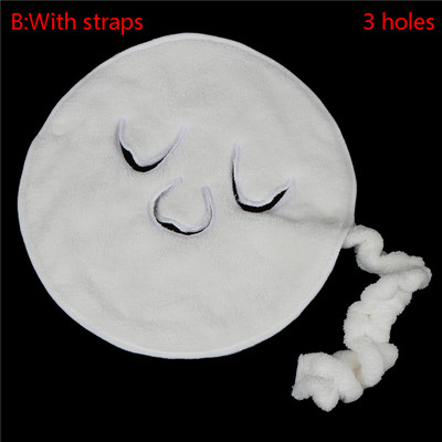 Näorätik Valge niisutav ja niisutav ilusalongi ja külma kuuma kompressmask paksendatud korallifliisist näorätik 26x24cm