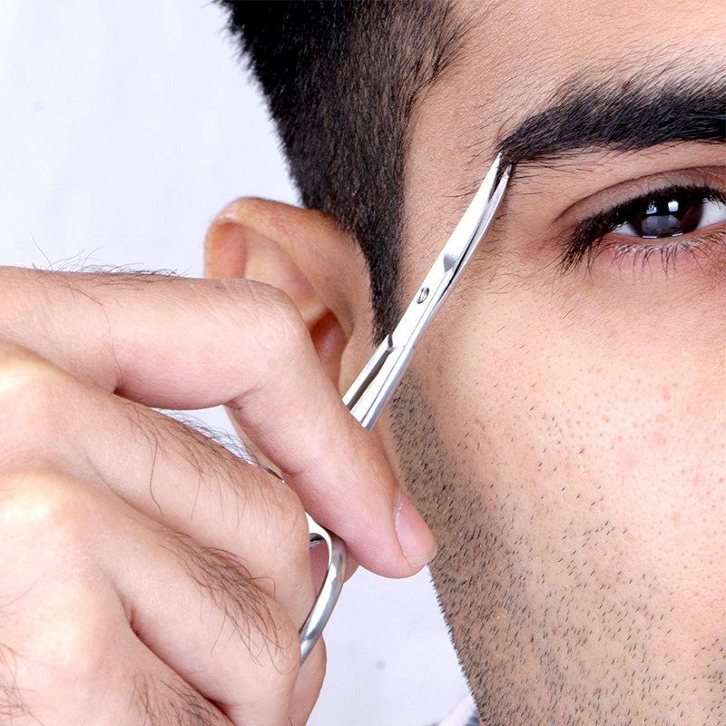 1 buc. foarfece profesionale de 14 cm pentru manichiură din oțel inoxidabil pentru sprâncene, nas, foarfece pentru gene curbate, accesorii de frumusețe pentru tăierea cuticulelor