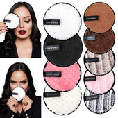 Tampoane demachiante reutilizabile Puff din microfibră Tampoane lavabile din bumbac Prosop de față Servețele de machiaj Îngrijirea pielii Feței Puf de curățare pentru arta unghiilor