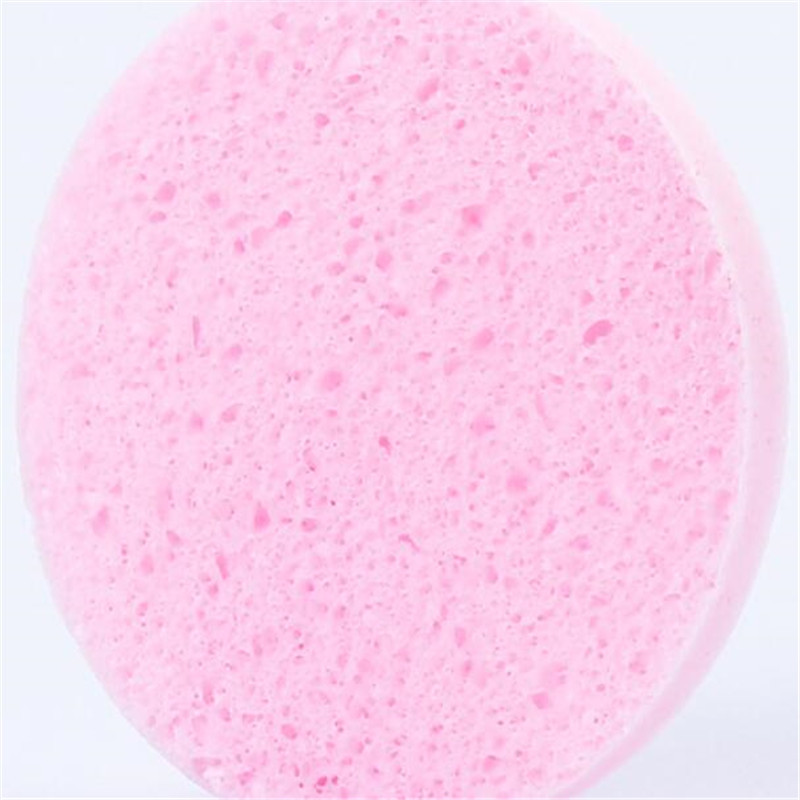 10 buc Instrument de demachiere rotund pentru față Burete din pulpă de lemn natural Compresa de celuloză Burete cosmetic puf pentru spălare facială