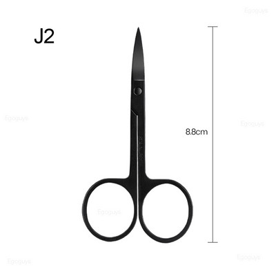 1 buc. Instrumente mici pentru unghii din oțel inoxidabil pentru sprâncene, nas, foarfece pentru păr, tăiere, manichiură, tundere facială, pensetă, machiaj, instrument de frumusețe