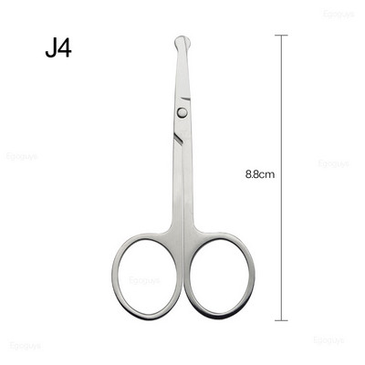 1 buc. Instrumente mici pentru unghii din oțel inoxidabil pentru sprâncene, nas, foarfece pentru păr, tăiere, manichiură, tundere facială, pensetă, machiaj, instrument de frumusețe