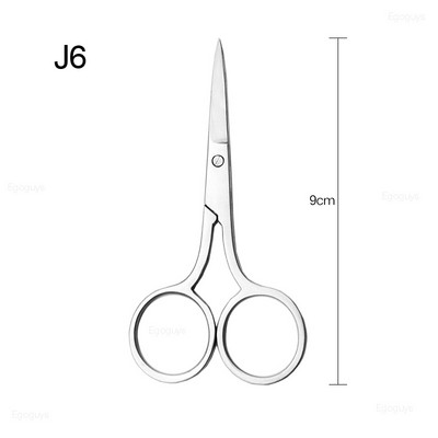 1 buc. Instrumente mici pentru unghii din oțel inoxidabil pentru sprâncene, nas, foarfece pentru păr, tăiere, manichiură, tundere facială, pensetă, machiaj, instrument de frumusețe