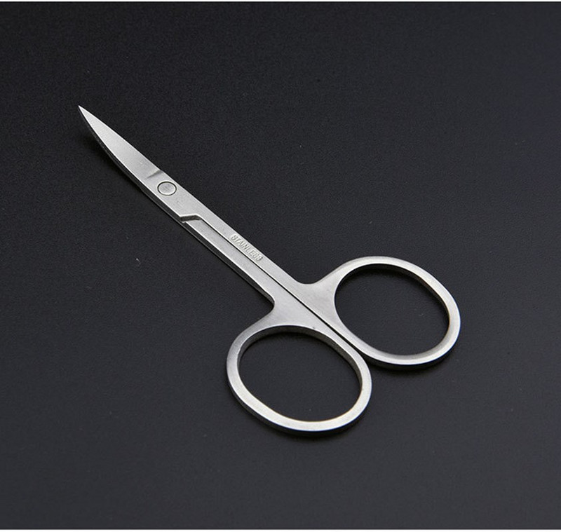 1 buc. Instrumente mici pentru unghii din oțel inoxidabil pentru sprâncene, nas, foarfece pentru păr, tăiere, manichiură, tundere facială, pensetă, machiaj, instrument de frumusețe