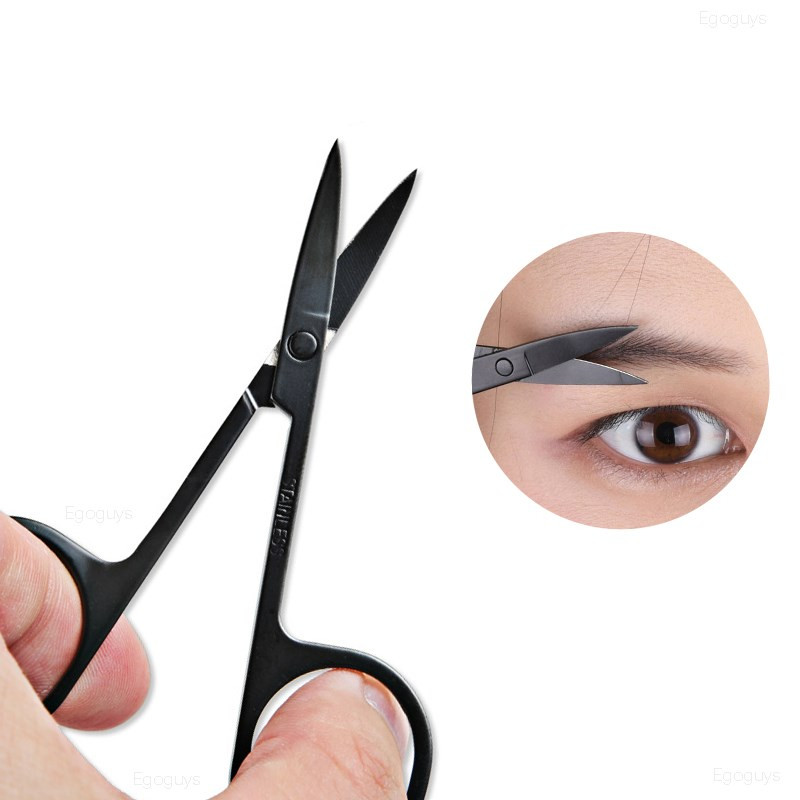 1 buc. Instrumente mici pentru unghii din oțel inoxidabil pentru sprâncene, nas, foarfece pentru păr, tăiere, manichiură, tundere facială, pensetă, machiaj, instrument de frumusețe