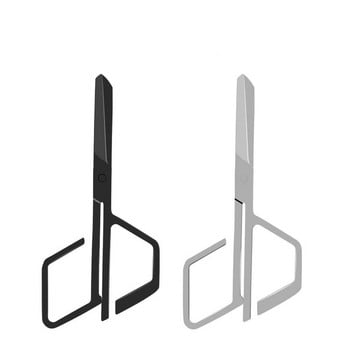 Ψαλίδι Μαύρης Μύτης Creative Irregular Rhombus Beauty Scissors Ψαλίδι φρυδιών από ανοξείδωτο ατσάλι Εργαλεία ομορφιάς