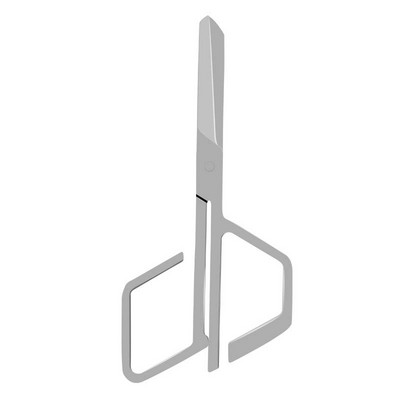 Foarfece pentru păr cu nas negru Creativ neregulat cu mâner cu romb Foarfece pentru frumusețe din oțel inoxidabil pentru sprâncene Unelte de frumusețe