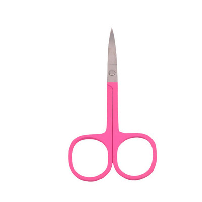 1 buc foarfece pentru sprâncene, unelte pentru unghii din oțel inoxidabil, pentru sprâncene, nas, pentru gene, foarfece multifuncțională pentru păr facial, machiaj frumusețe