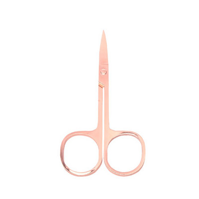 1 buc foarfece pentru sprâncene, unelte pentru unghii din oțel inoxidabil, pentru sprâncene, nas, pentru gene, foarfece multifuncțională pentru păr facial, machiaj frumusețe