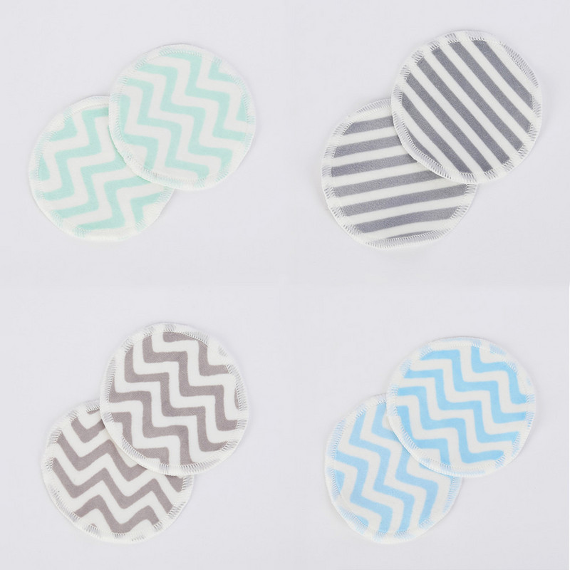 10 buc Tampoane demachiante în dungi cu straturi duble cu pungă de depozitare Tampoane din bumbac pentru curățarea feței, reutilizabile, catifea de 8 cm, pentru îngrijirea pielii.