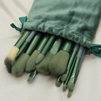 5-13 bucăți/pachet pensule de machiaj moi pufoase set portabil pentru fond de ten cosmetic fard pudră fard perii și instrumente de machiaj