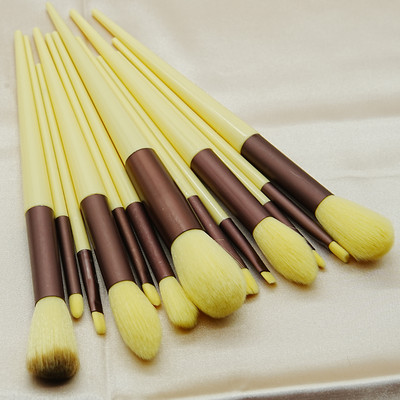 5-13 bucăți/pachet pensule de machiaj moi pufoase set portabil pentru fond de ten cosmetic fard pudră fard perii și instrumente de machiaj