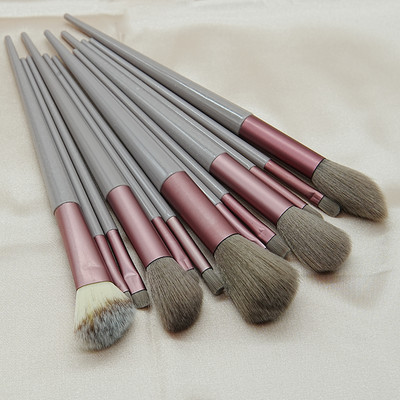 5-13 bucăți/pachet pensule de machiaj moi pufoase set portabil pentru fond de ten cosmetic fard pudră fard perii și instrumente de machiaj