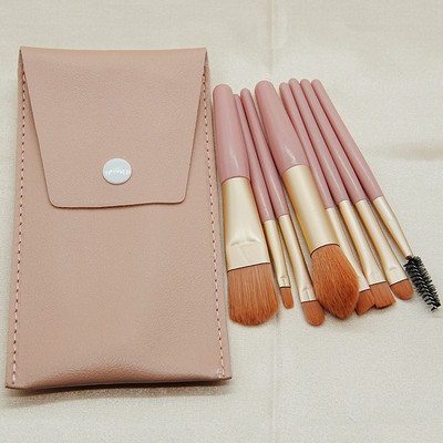 5-13 bucăți/pachet pensule de machiaj moi pufoase set portabil pentru fond de ten cosmetic fard pudră fard perii și instrumente de machiaj