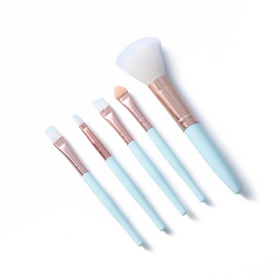 5db/szett Sminkefék Eszközkészlet Kozmetikai púder szemhéjpúder Blending Beauty Make Up Brush Finom puha ecset Maquiagem