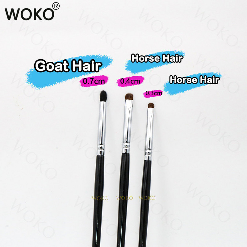 1-3db Smudge Brush Smudge Precision Eyeliner Smudge Brush Lószőr szemhéjfesték Smudge Brush Kis Smoky Liner Sminkecsetek