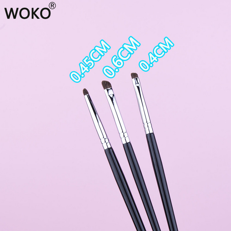 1-3db Smudge Brush Smudge Precision Eyeliner Smudge Brush Lószőr szemhéjfesték Smudge Brush Kis Smoky Liner Sminkecsetek