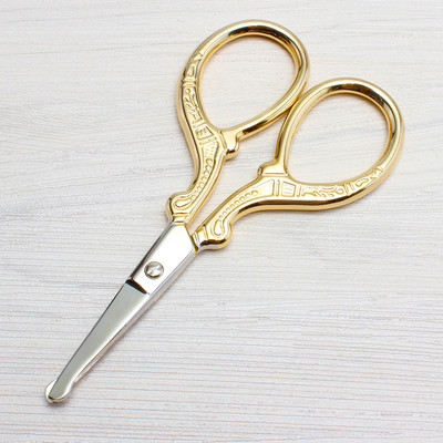 Μικρό ψαλίδι από ανοξείδωτο ατσάλι χτένα φρυδιών ψαλίδι μανικιούρ νυχιών κουρευτική επιδερμίδα ψαλίδι ομορφιάς μακιγιάζ προσώπου εργαλείο αφαίρεσης τρίχας