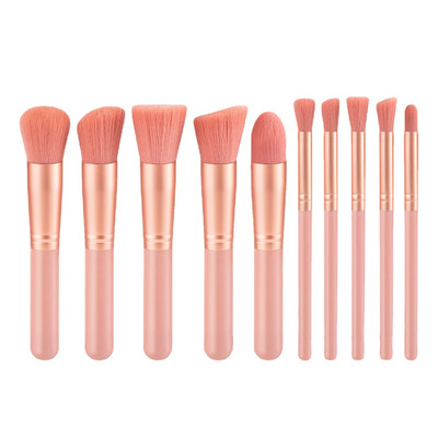 New Arrive 10 db szintetikus Kabuki sminkecset készlet Cosmetics Foundation keverő pirosító smink eszköz