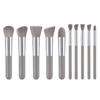 New Arrive 10 db szintetikus Kabuki sminkecset készlet Cosmetics Foundation keverő pirosító smink eszköz