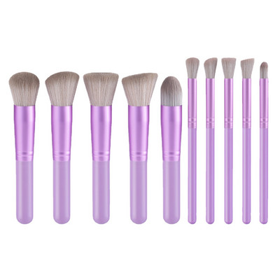 New Arrive 10 db szintetikus Kabuki sminkecset készlet Cosmetics Foundation keverő pirosító smink eszköz