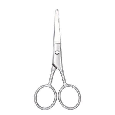 1 buc din oțel inoxidabil machiaj mic foarfece de îngrijire sprâncene barbă mustață instrument pentru păr