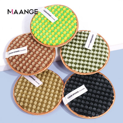 3-5 τμχ Πετσέτα καθαρισμού προσώπου για αφαίρεση μικροϊνών που πλένεται επαναχρησιμοποιήσιμη πετσέτα καθαρισμού μακιγιάζ Σφουγγάρι διπλής στρώσης καθαρισμού ρουφηξιών Εργαλεία καθαρισμού