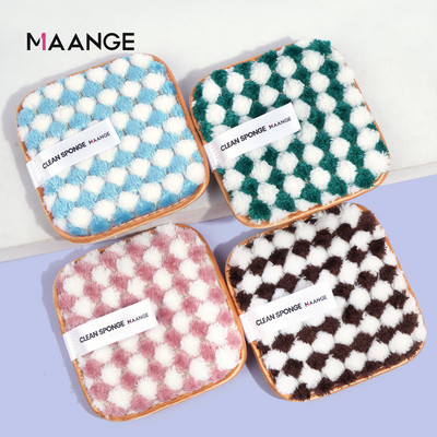 3-5 τμχ Πετσέτα καθαρισμού προσώπου για αφαίρεση μικροϊνών που πλένεται επαναχρησιμοποιήσιμη πετσέτα καθαρισμού μακιγιάζ Σφουγγάρι διπλής στρώσης καθαρισμού ρουφηξιών Εργαλεία καθαρισμού