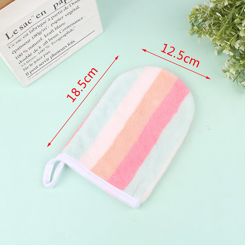 Mănușă de demachiere reutilizabilă pentru curățare profundă a feței Mănuși de curățare a feței din microfibră Prosop Tampoane moi pentru curățarea feței Instrumente de îngrijire a pielii