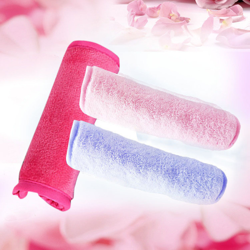 Prosop reutilizabil pentru îndepărtarea machiajului pentru femei, microfibră moale, pentru curățarea feței, prosop de curățare, cârpă pentru ștergerea tampoane pentru îngrijirea feței 40x17cm